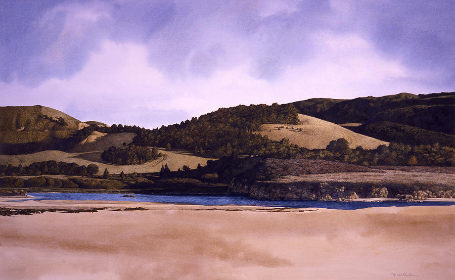 Nature Painting - River Run by Tom Wooldridge