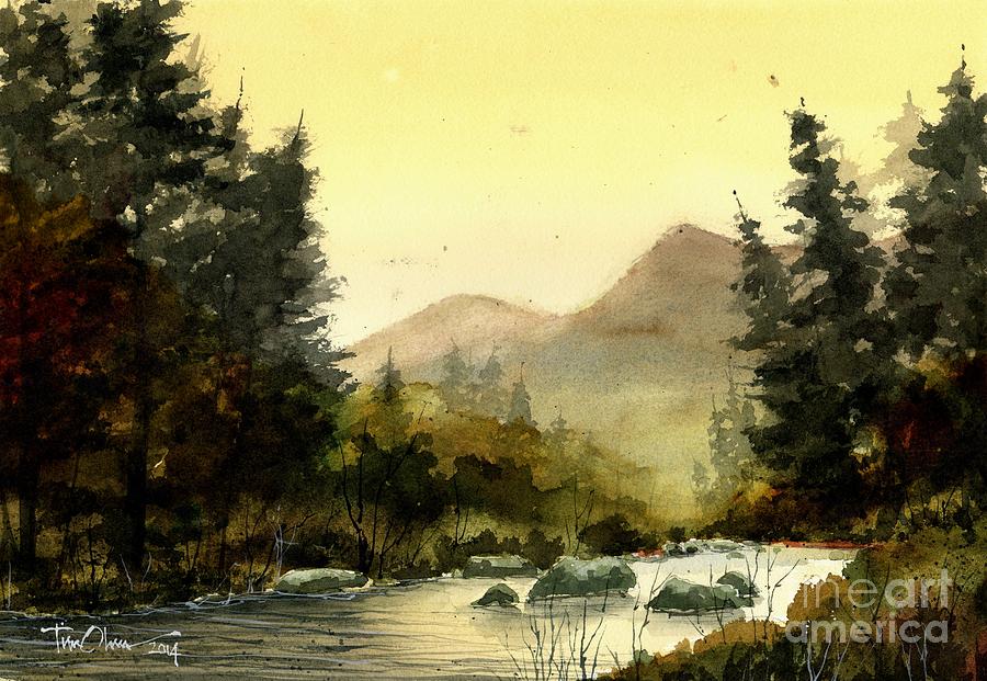 River Scene Painting by Tim Oliver