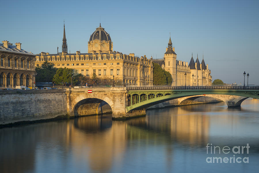 River Seine - Dawn Photograph by Brian Jannsen