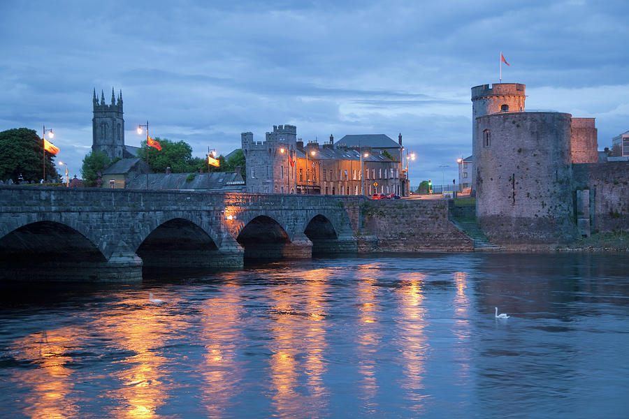 River Shannon With Thomond Bridge Photograph by Carl Bruemmer