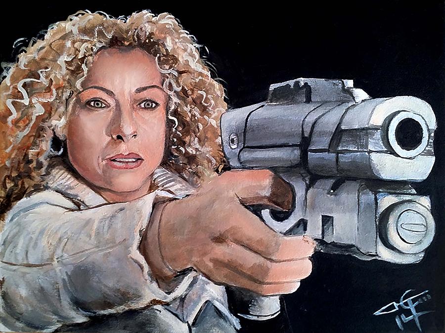 River Song Painting by Tom Carlton