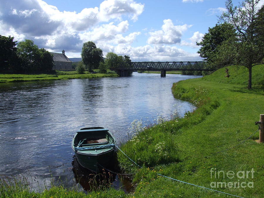 River Spey at Cromdale - Strathspey - Scotland Photograph by Phil Banks