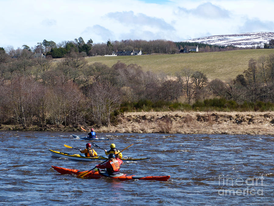 River Spey Kayaks Photograph by Phil Banks