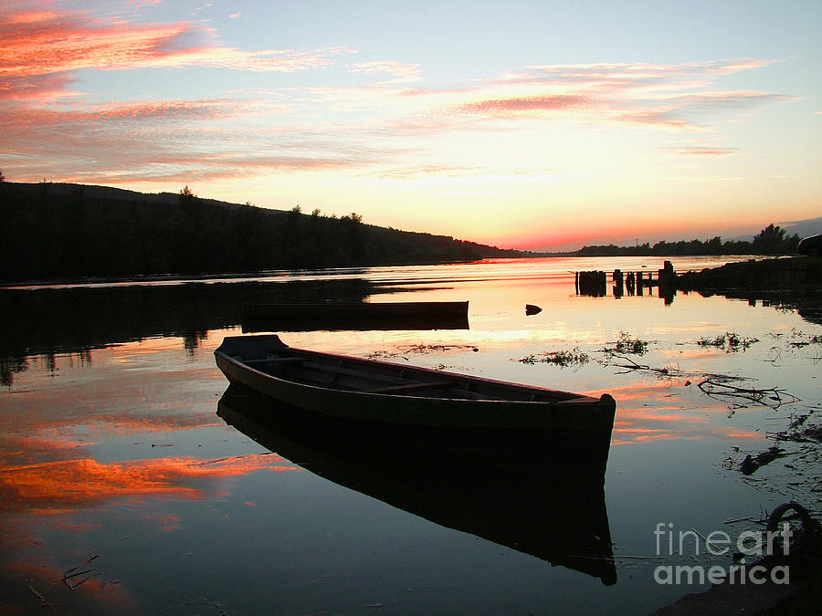 River Suir sunset Photograph by Joe Cashin