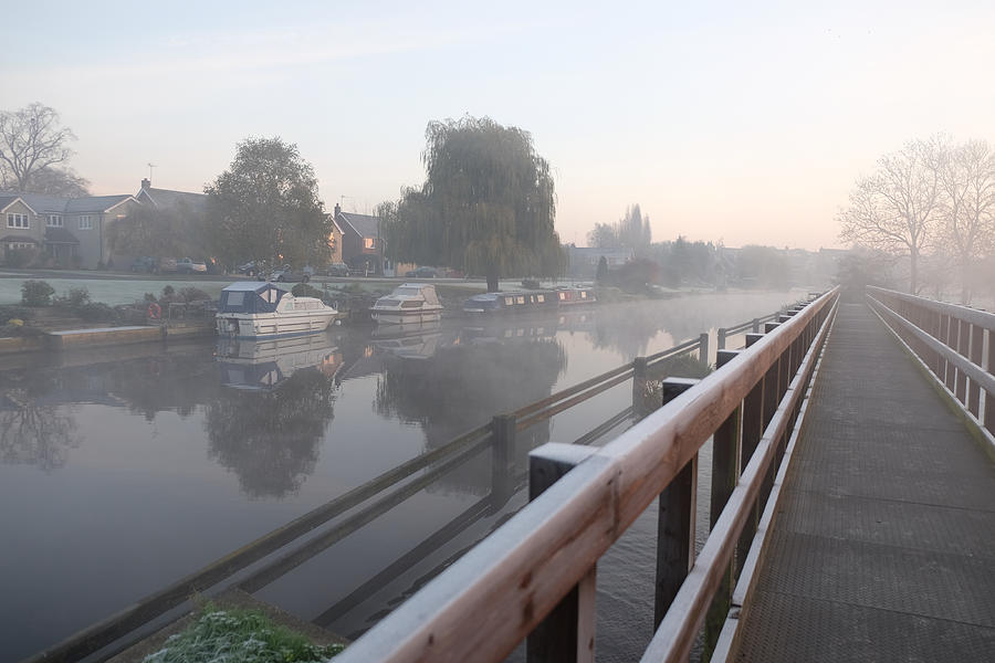 Tranquil Photograph - River Sunrise by Mark Severn Tranquil Photograph - River Sunrise by Mark Severn