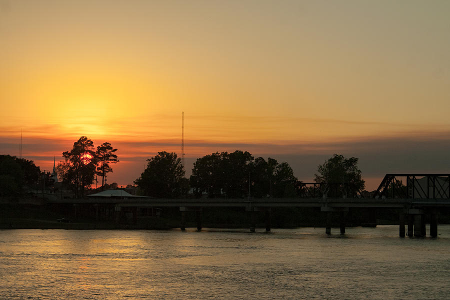 River Sunset Photograph