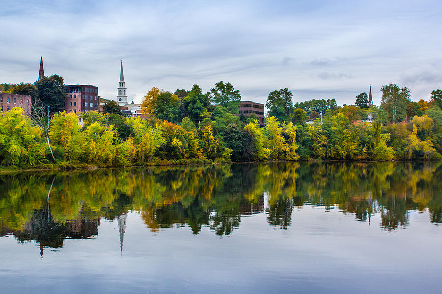 River View of Brattleboro Vermont Photograph by Vance Bell