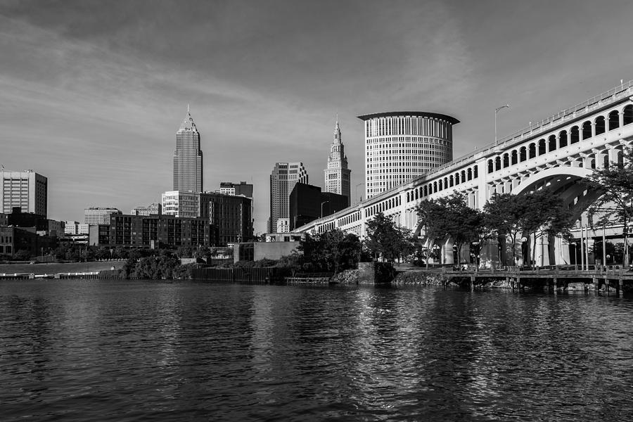 River View Of Cleveland Ohio Photograph by Dale Kincaid