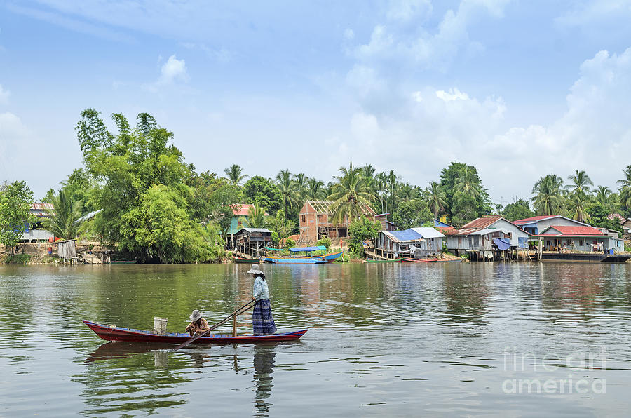 River Village In Rural Cambodia Photograph by JM Travel Photography ...