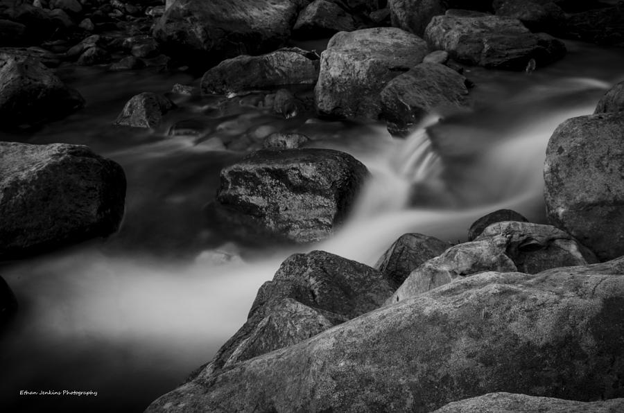 Black And White Photograph - River Waters by Ethan Jenkins