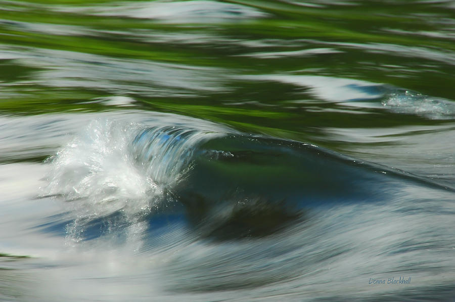 River Wave Photograph by Donna Blackhall