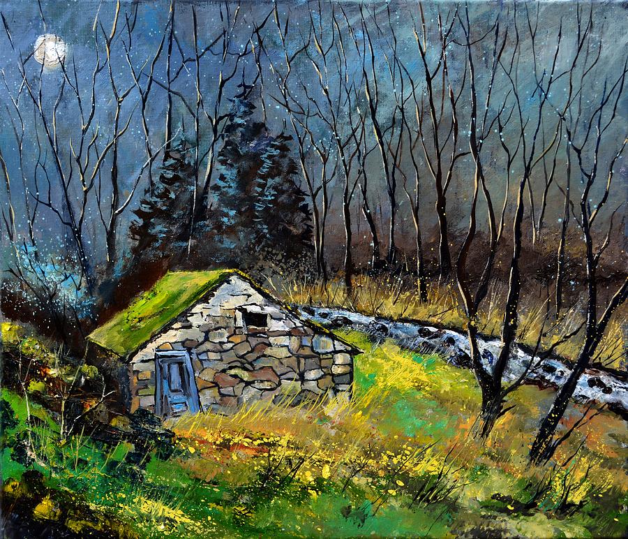 Nature Painting - River ywoigne 7651 by Pol Ledent