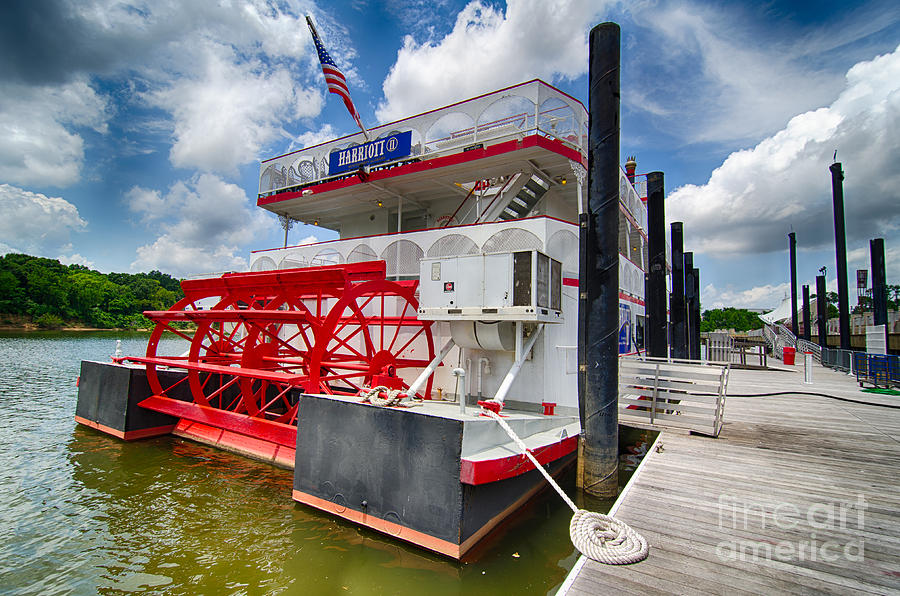 Riverboat at Montgomery Alabama Photograph by Danny Hooks