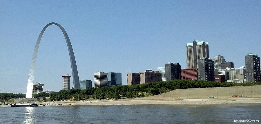 St. Louis Arch Photograph - Riverfront Arch by Mick ODay