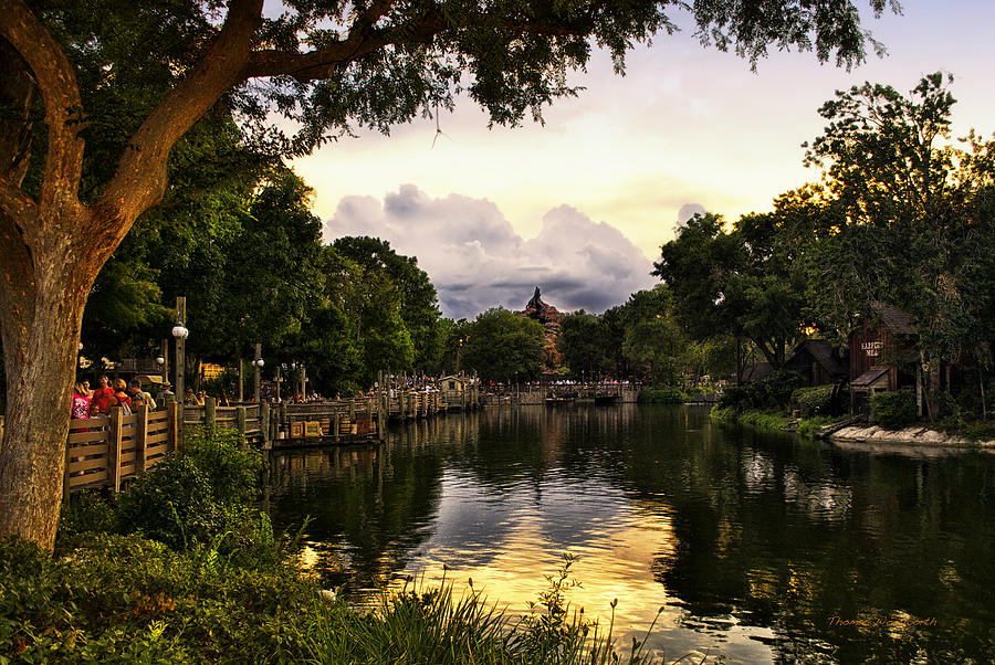 Rivers of America Tom Sawyer Island Walt Disney World Photograph by Thomas Woolworth