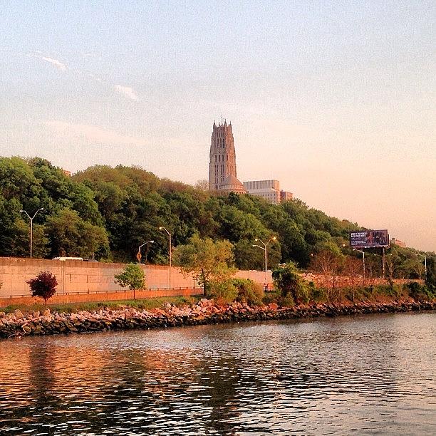 New York City Photograph - Riverside Church From The #hudsonriver by Luis Alberto