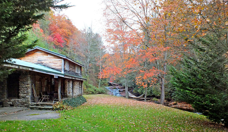 Riverside Home in the Fall Photograph by Duane McCullough