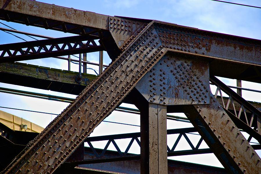 Railroad Photograph - Riveting 2 by Norma Brock