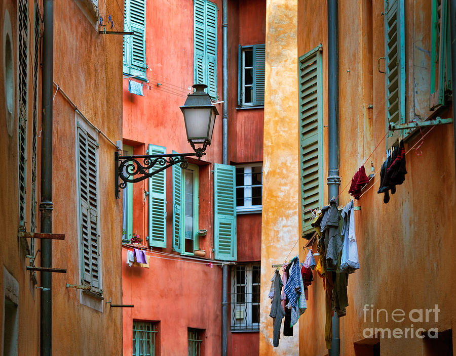 Architecture Photograph - Riviera Alley by Inge Johnsson