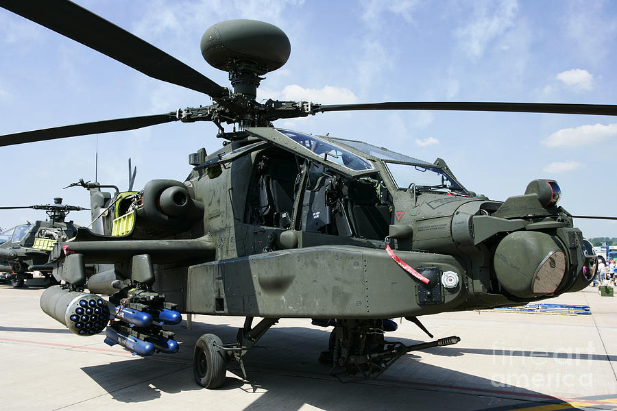 RNLAF Apache Ah-64d Helicopter Gunship Photograph By Joe Fox - Fine Art ...