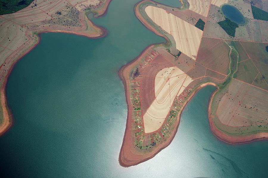Río Paraná From The Air Photograph by Remco Douma