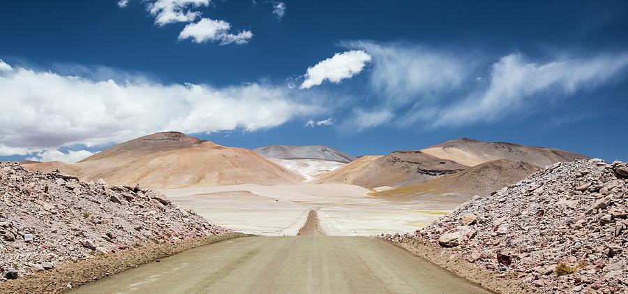 Road Across Atacama Desert Photograph by Peter J. Raymond