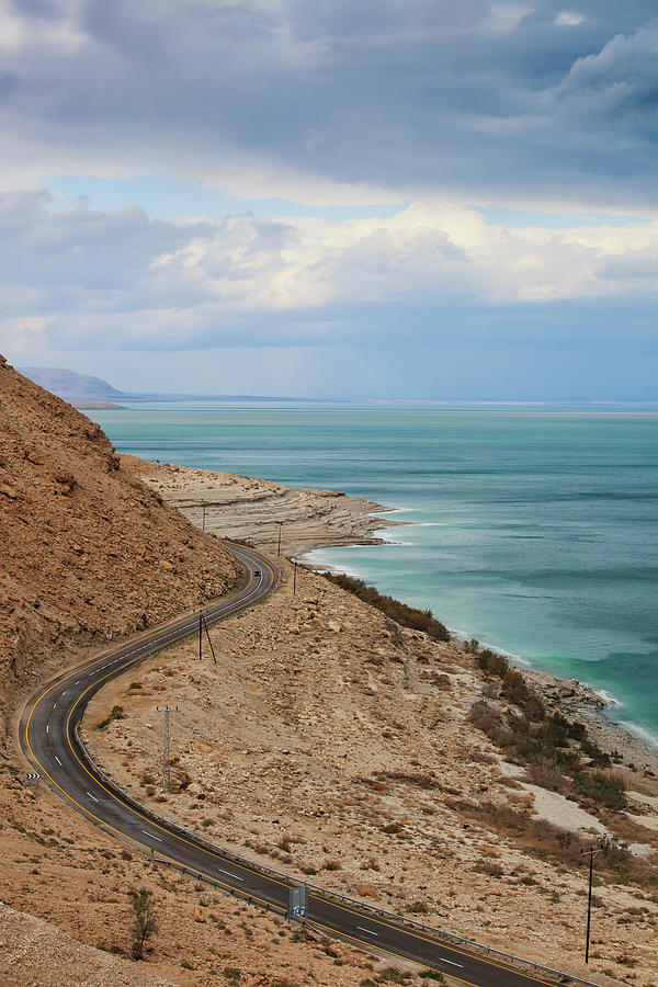 Road Along The Dead Sea Photograph by Reynold Mainse / Design Pics