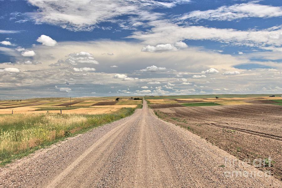Gravel Road Photograph - Road Forever by Carole  Martinez