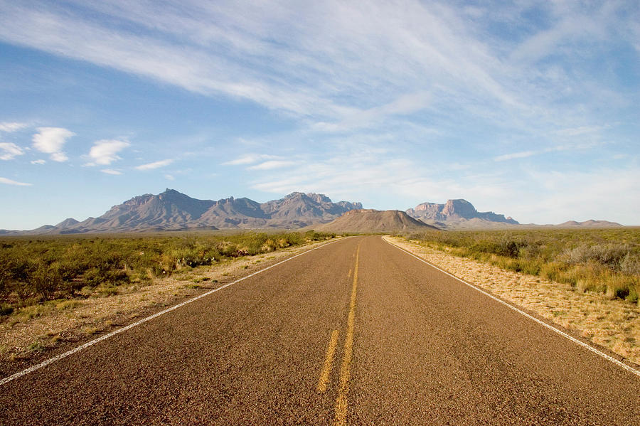 Road In Big Bend National Park, Texas Photograph by Karl Schatz - Fine ...