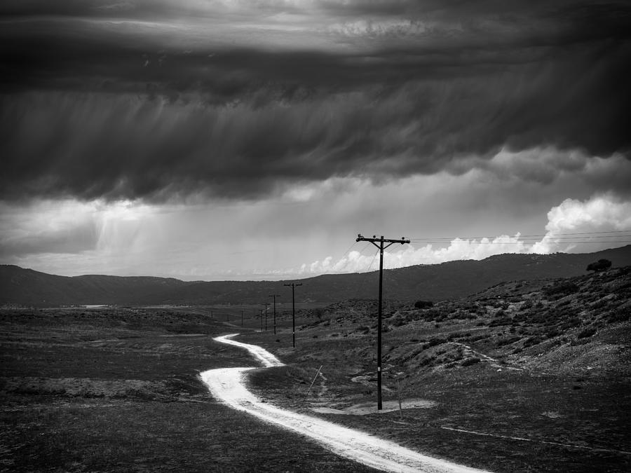 Road into the Storm Photograph by Alexander Kunz