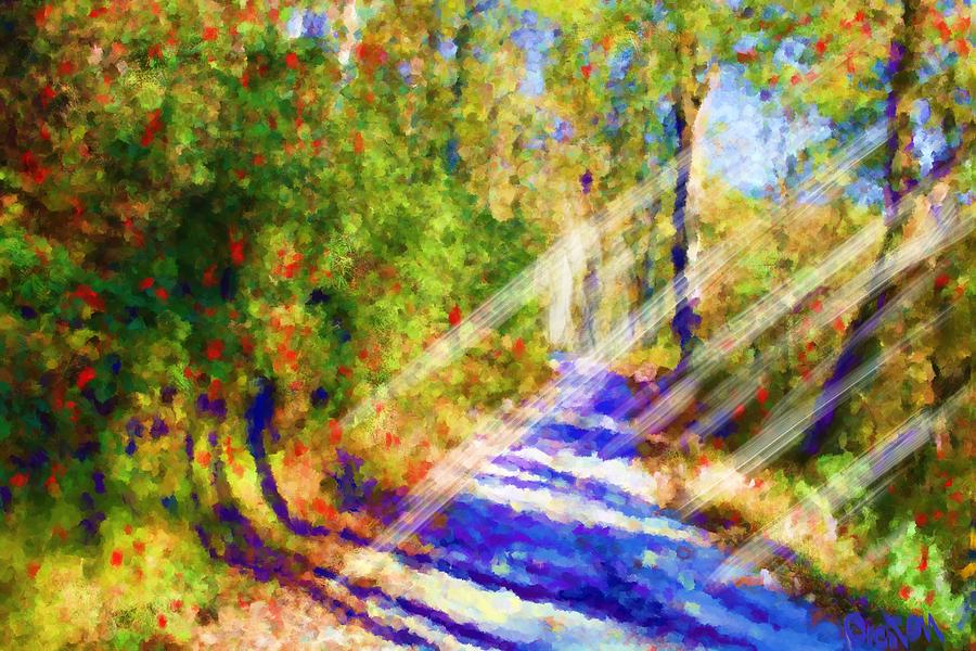 Mountain Rd Digital Art - Road Less Taken by Preston Sandlin Mountain Rd Digital Art - Road Less Taken by Preston Sandlin