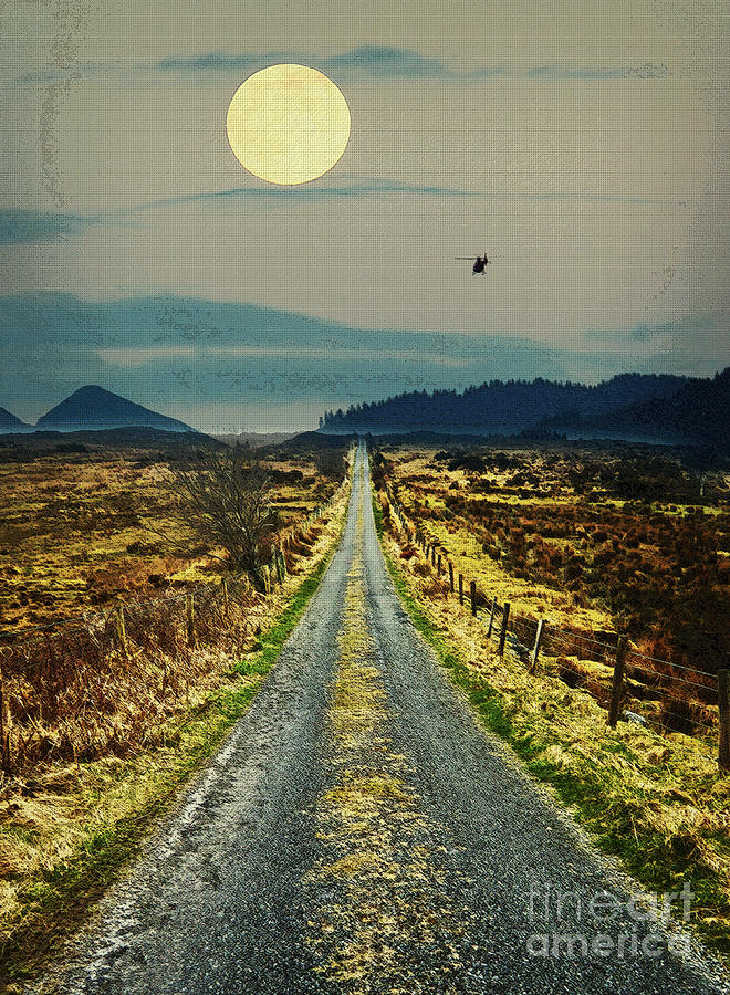 Road Less Traveled Mixed Media by Celestial Images