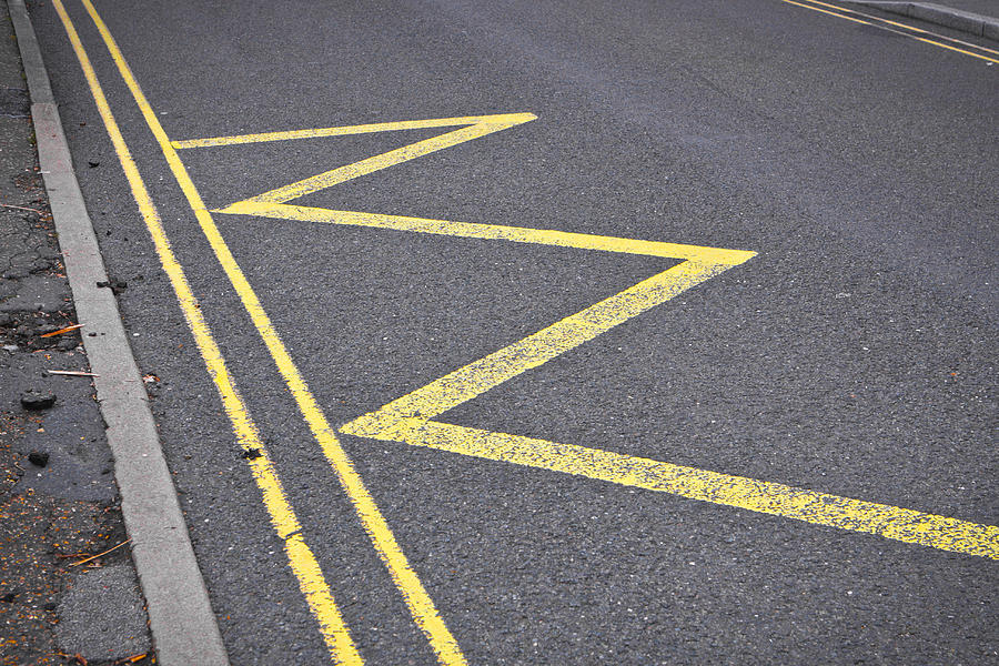 Pattern Photograph - Road markings by Tom Gowanlock