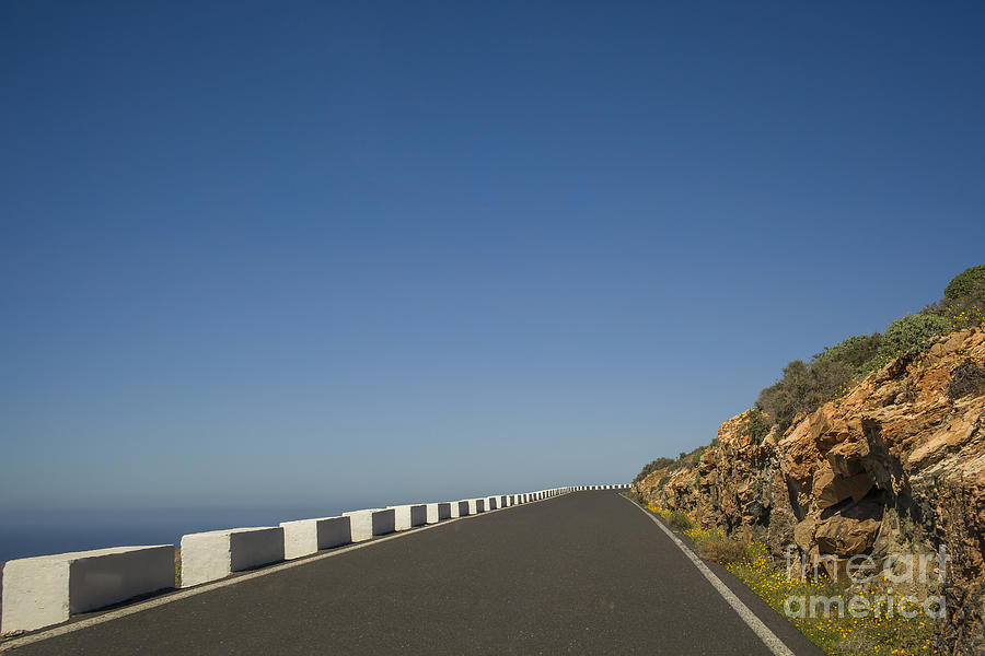 Road near the ocean Photograph by Patricia Hofmeester