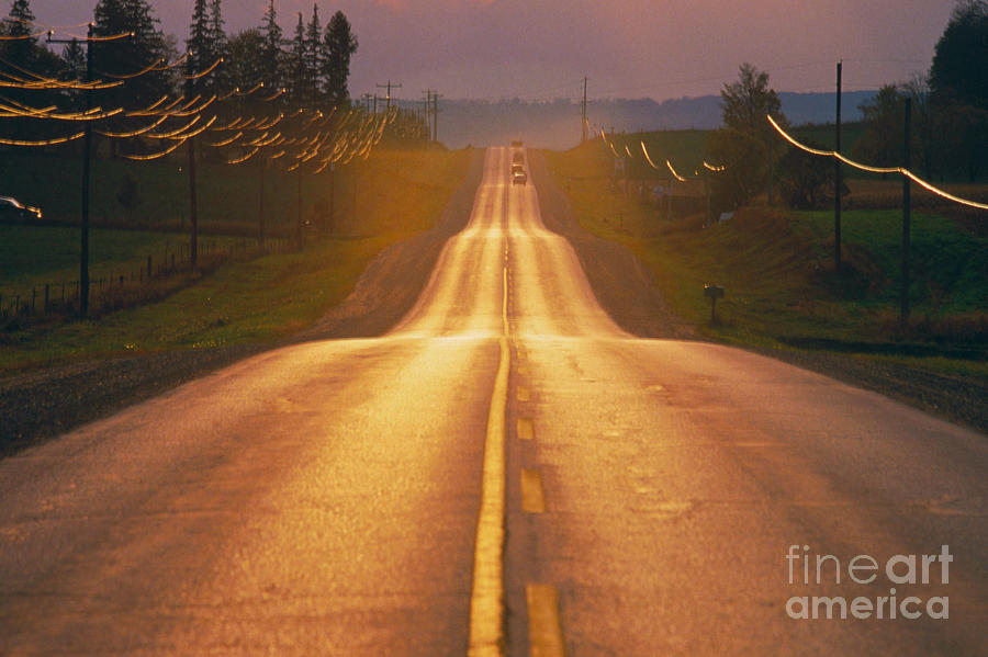 Road in Ontario Canada Photograph by Ken Straiton