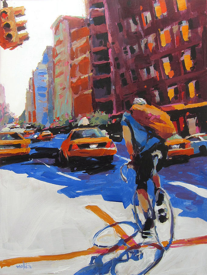 New York City Painting - Road Race by Patti Mollica