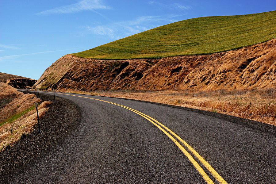Road through the Palouse No.2 Photograph by Daniel Woodrum