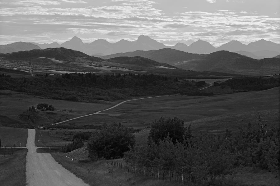 Road to Albertas Rockies No.2 Photograph by Daniel Woodrum