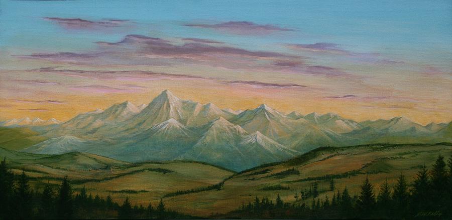 Colorado Painting - Road to Boulder by J W Kelly Colorado Painting - Road to Boulder by J W Kelly
