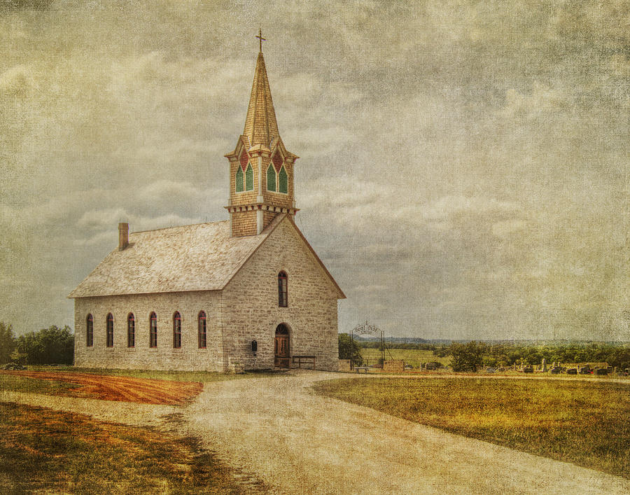 Church Photograph - Road to Church by David and Carol Kelly