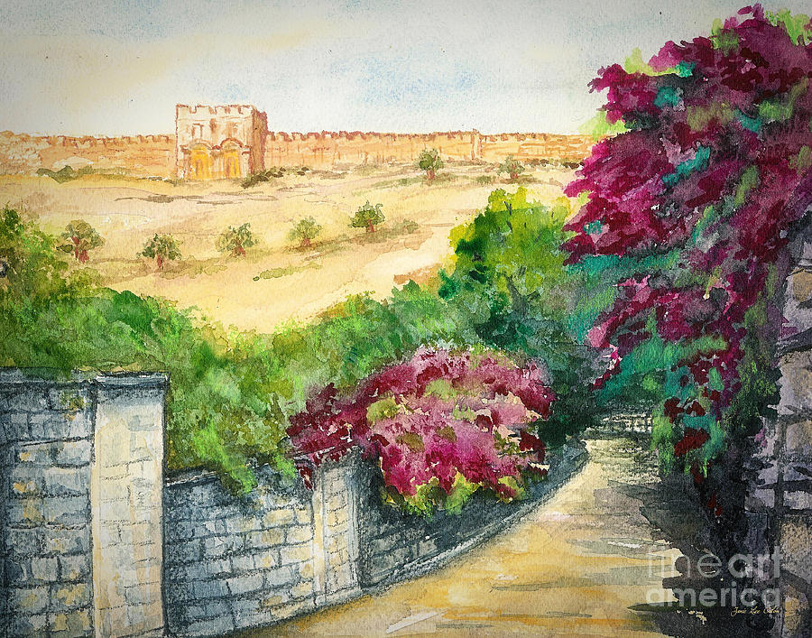 Road To Eastern Gate Painting by Janis Lee Colon