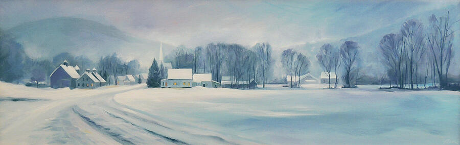 Road to Felchville Vermont Painting by Nancy Griswold