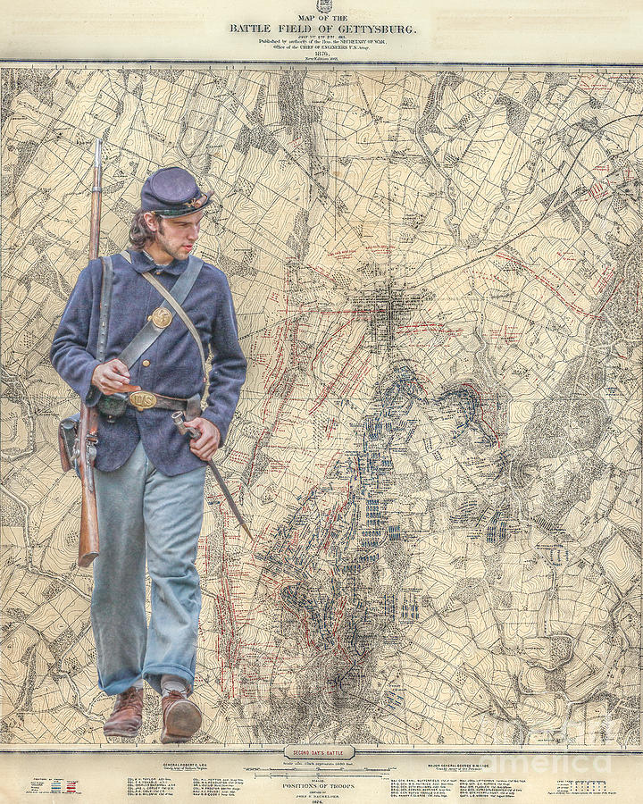 Road to Gettysburg Digital Art by Randy Steele