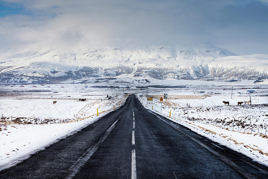 Road To Geysir Photograph by Manuel Romaris