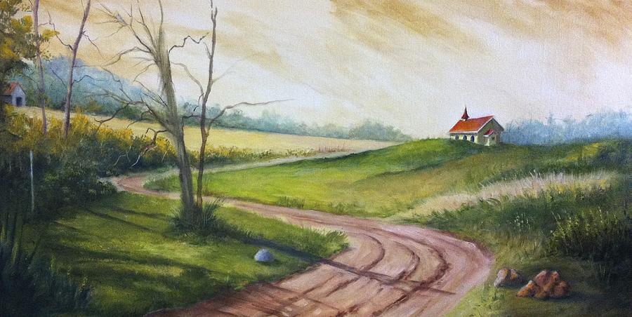 Road To Heaven Painting by Jolyn Kuhn