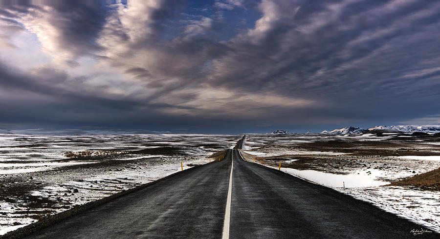 Road to Iceland Photograph by Andrew Dickman