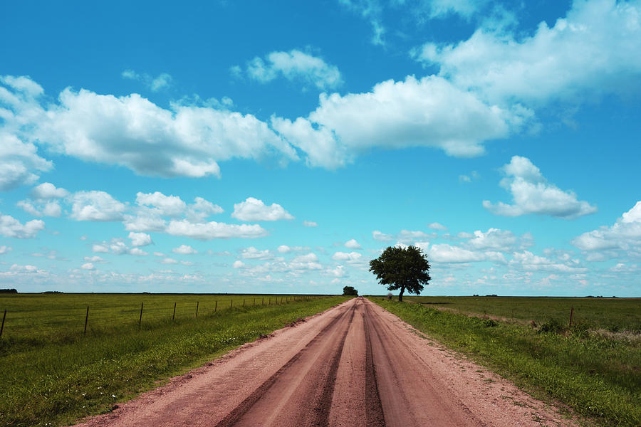 Road to Infinity - landscape -photography Photograph by Ann Powell