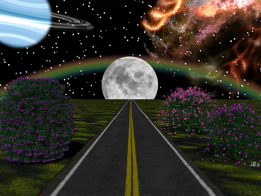Road to Infinity Digital Art by Michele Wilson