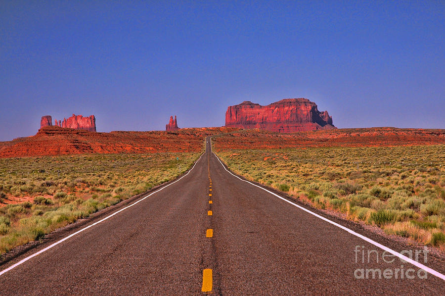 Road to Monument Valley 4 - Route 163 Photograph by Allen Beatty