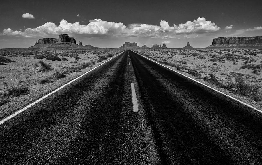 Landscape Photograph - Road to Monument Valley by Jeff R Clow